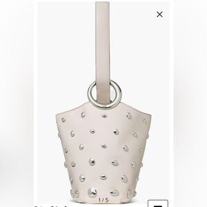 Brand New Kate Spade Halo Stud Fine Grain Leather Crossbody bag